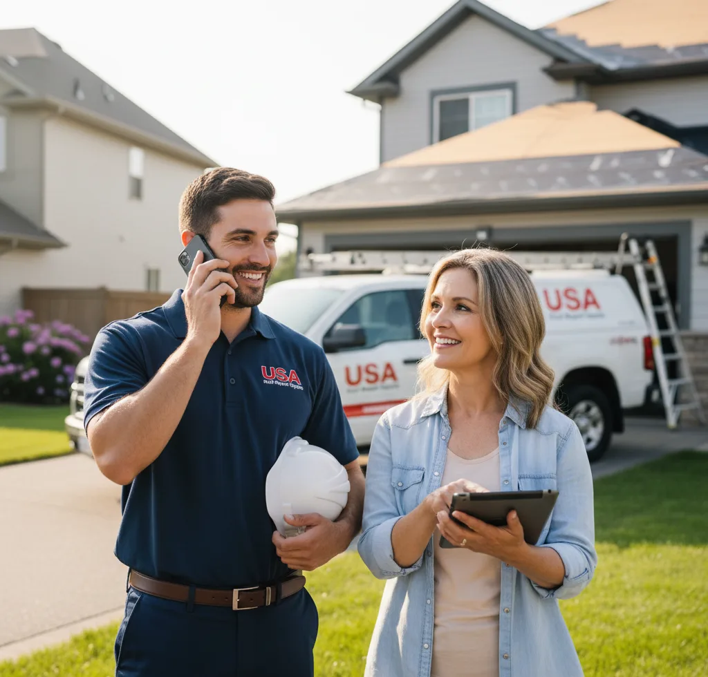 USA Roof Repair Experts customer support in Humble